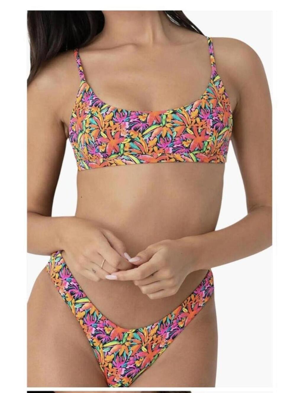 Bright Swimwear Maria Tropical‎ Nights bikini XL Bottom L Top